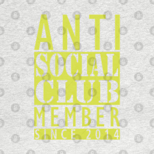 Antisocial Club Member Since 2014 by DA42